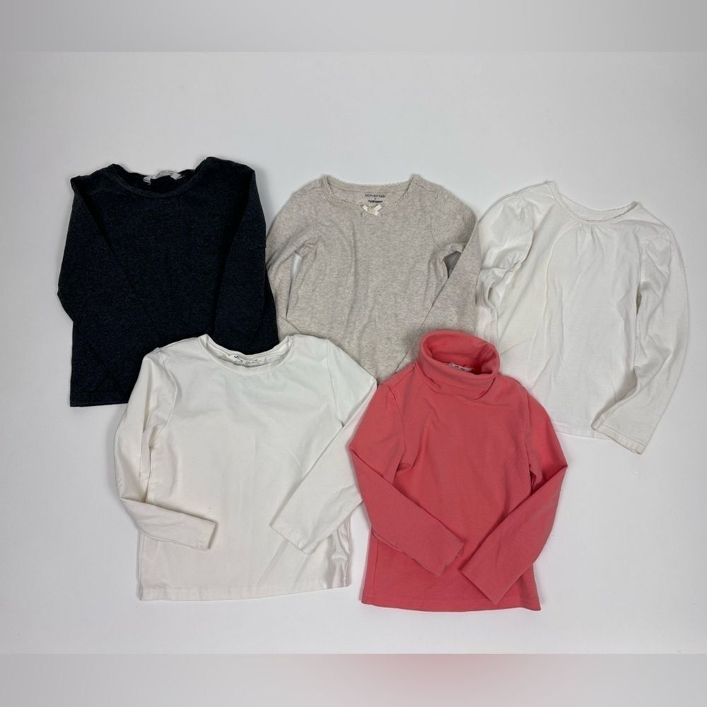 Toddler Girls Long Sleeve Tees Lot of 5